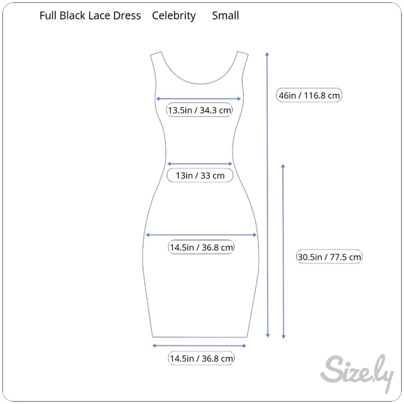 Hera Black Lace Bodycon Dress - Picture 7 of 8